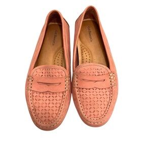 G.H. Bass Valorie Pink Leather Driving Loafer Sz 6